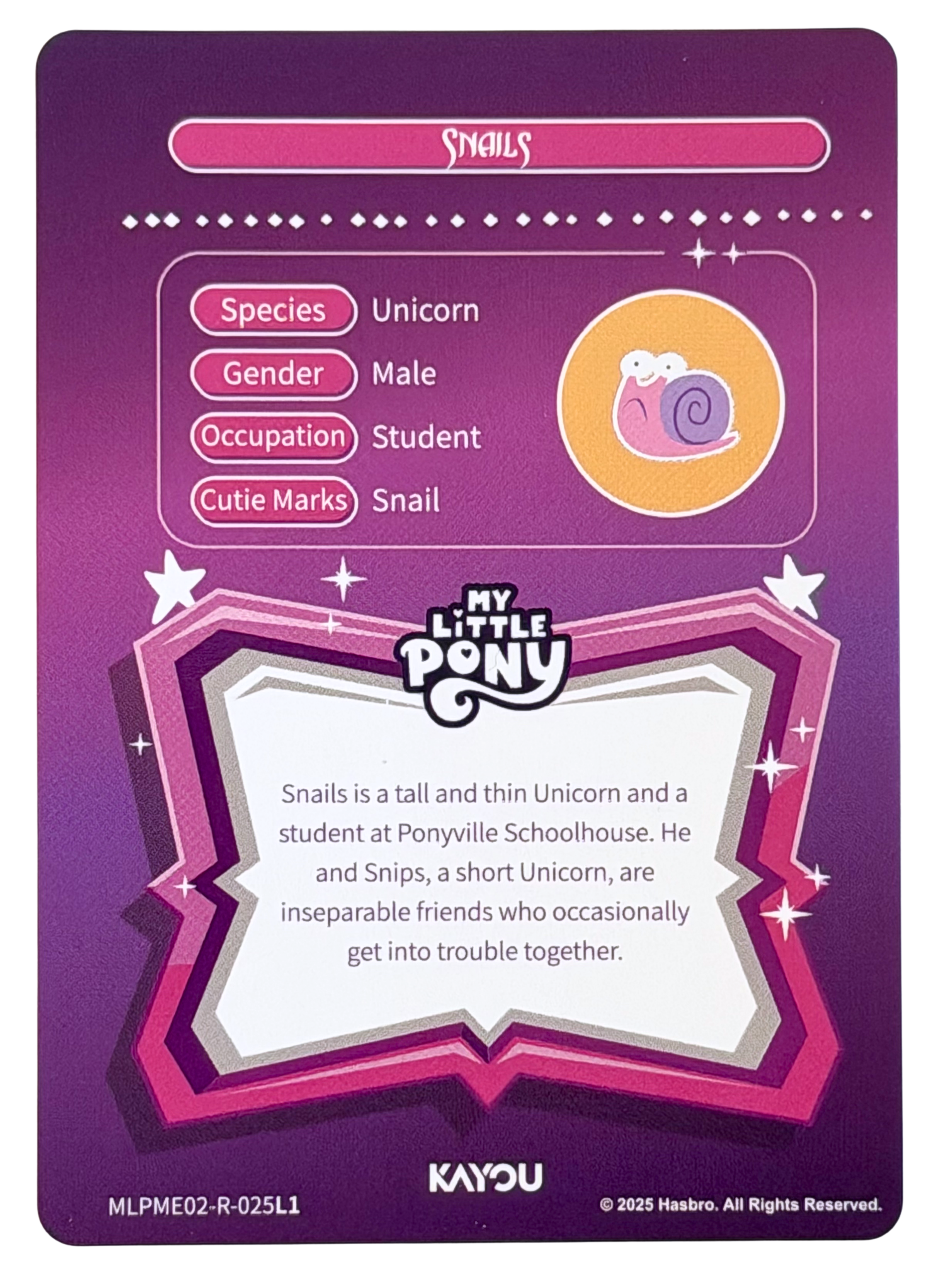 Snails (R) MLPME02-R-025L1