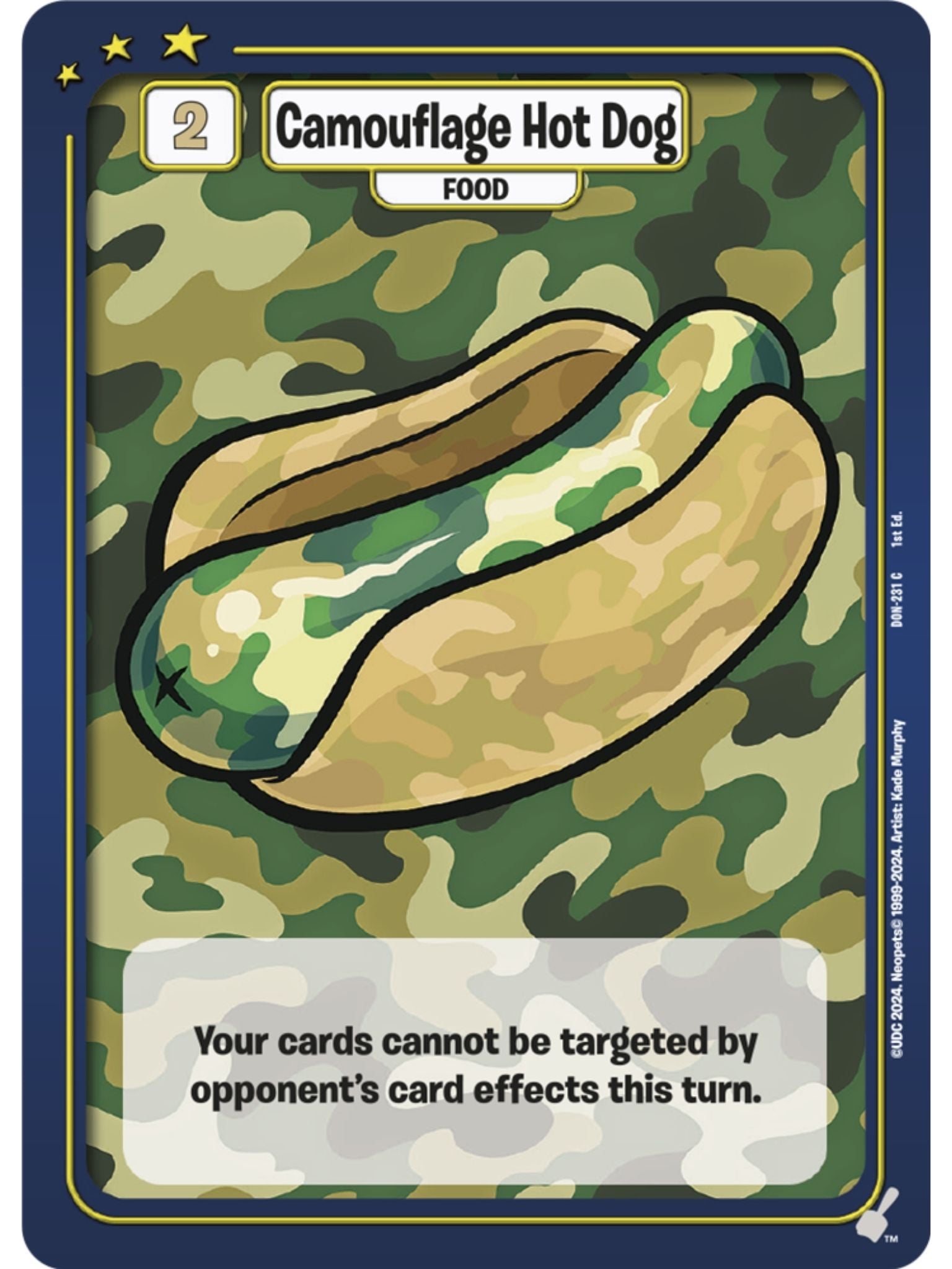 Camouflage Hot Dog (C) DON-231 1st Edition