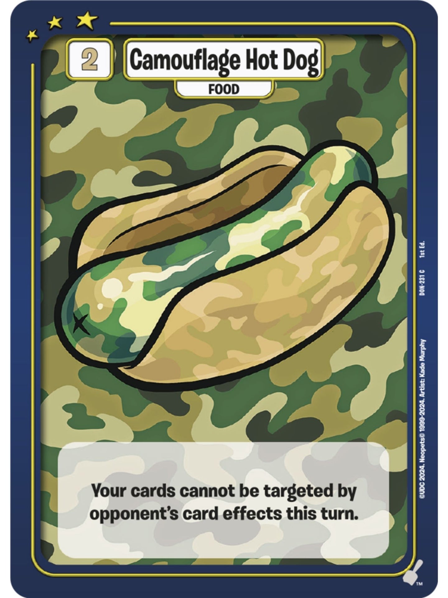 Camouflage Hot Dog (C) DON-231 1st Edition