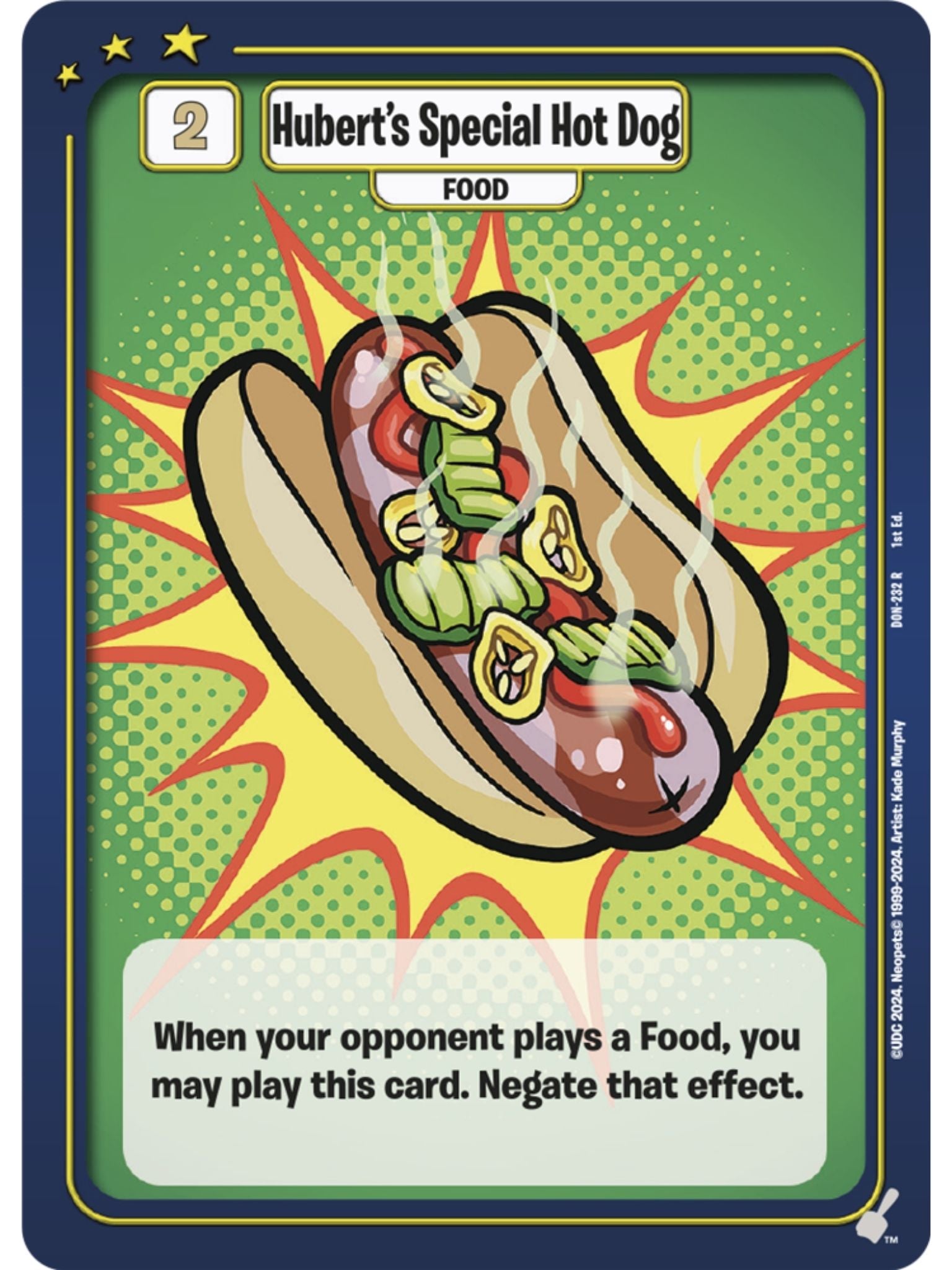 Hubert's Special Hot Dog (R) DON-232 1st Edition