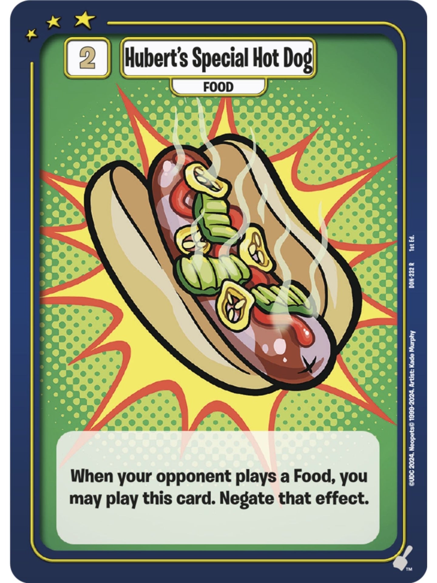 Hubert's Special Hot Dog (R) DON-232 1st Edition