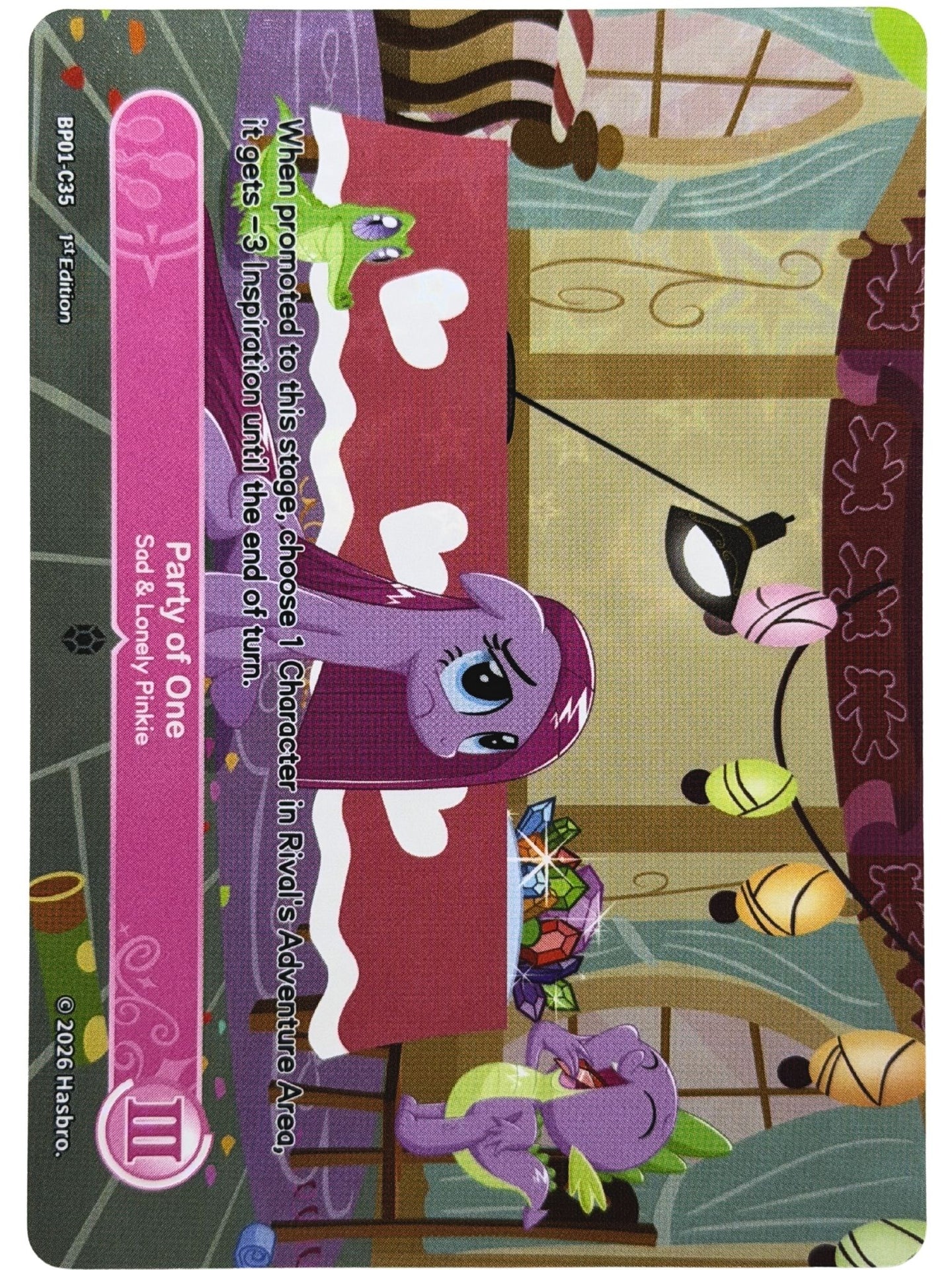 Party of One: Sad and Lonely Pinkie 1st Edition (C) BP01-C35