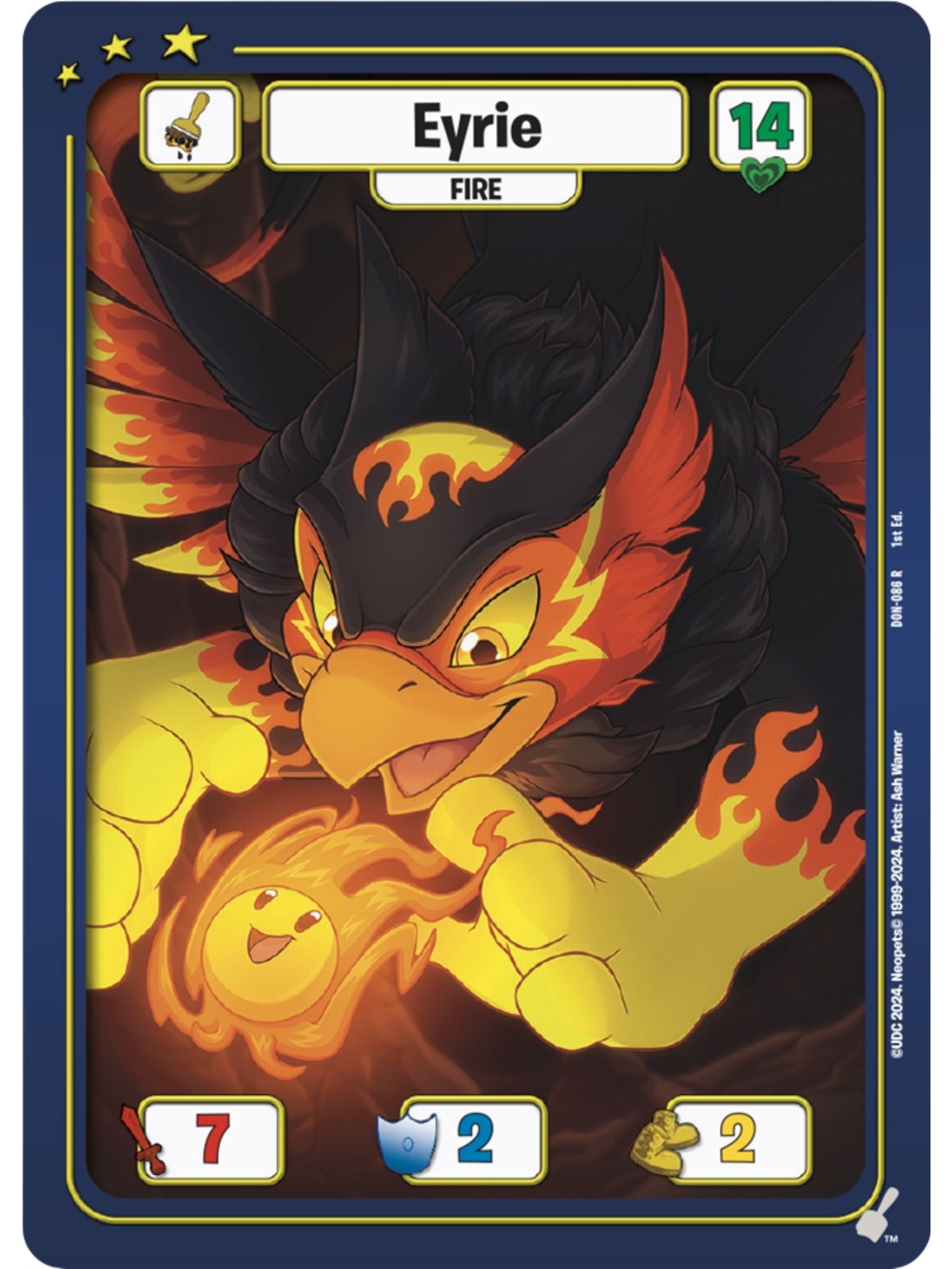 Fire Eyrie (R) DON-086 1st Edition