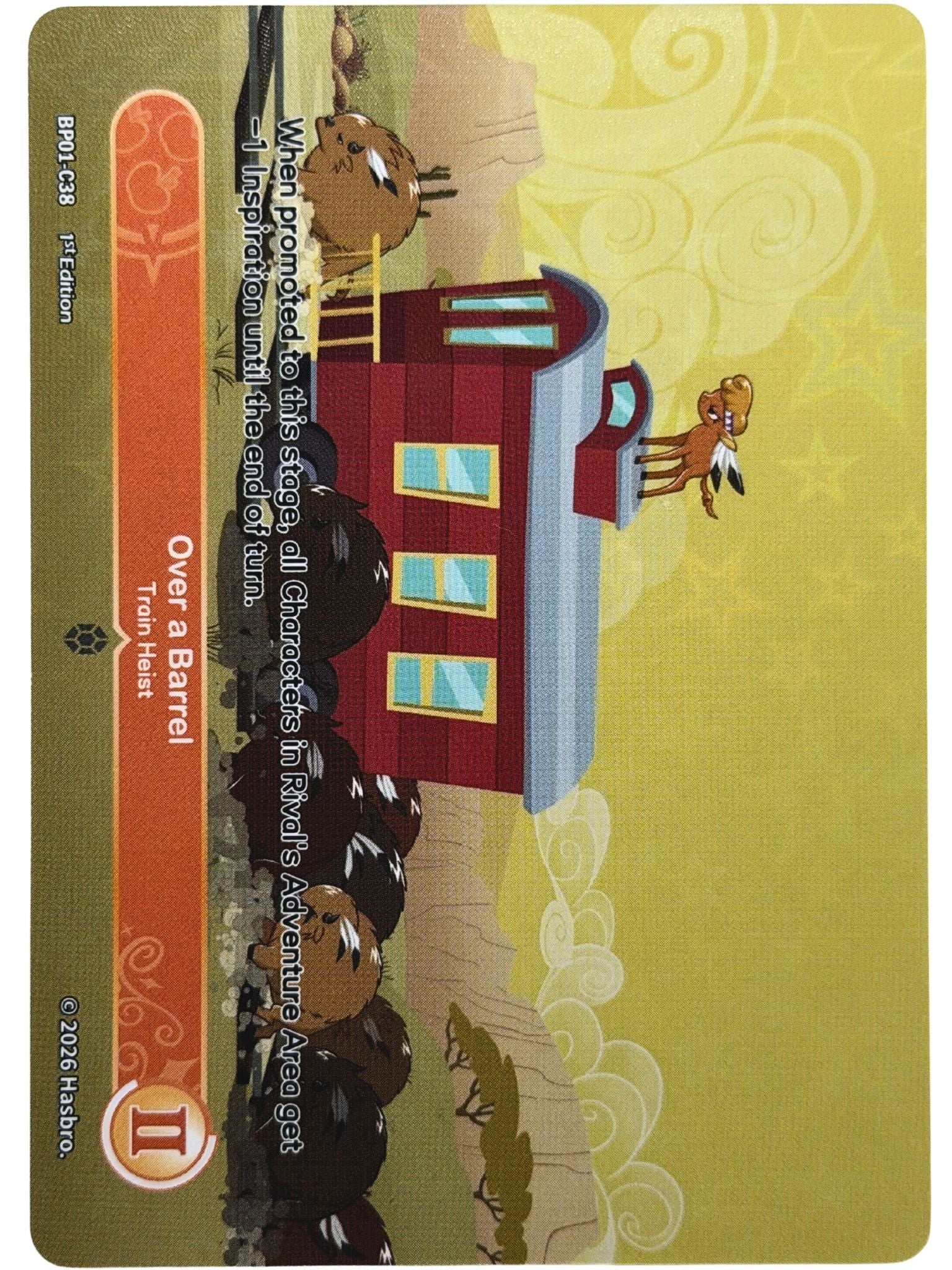 Over a Barrel: Train Heist 1st Edition (C) BP01-C38