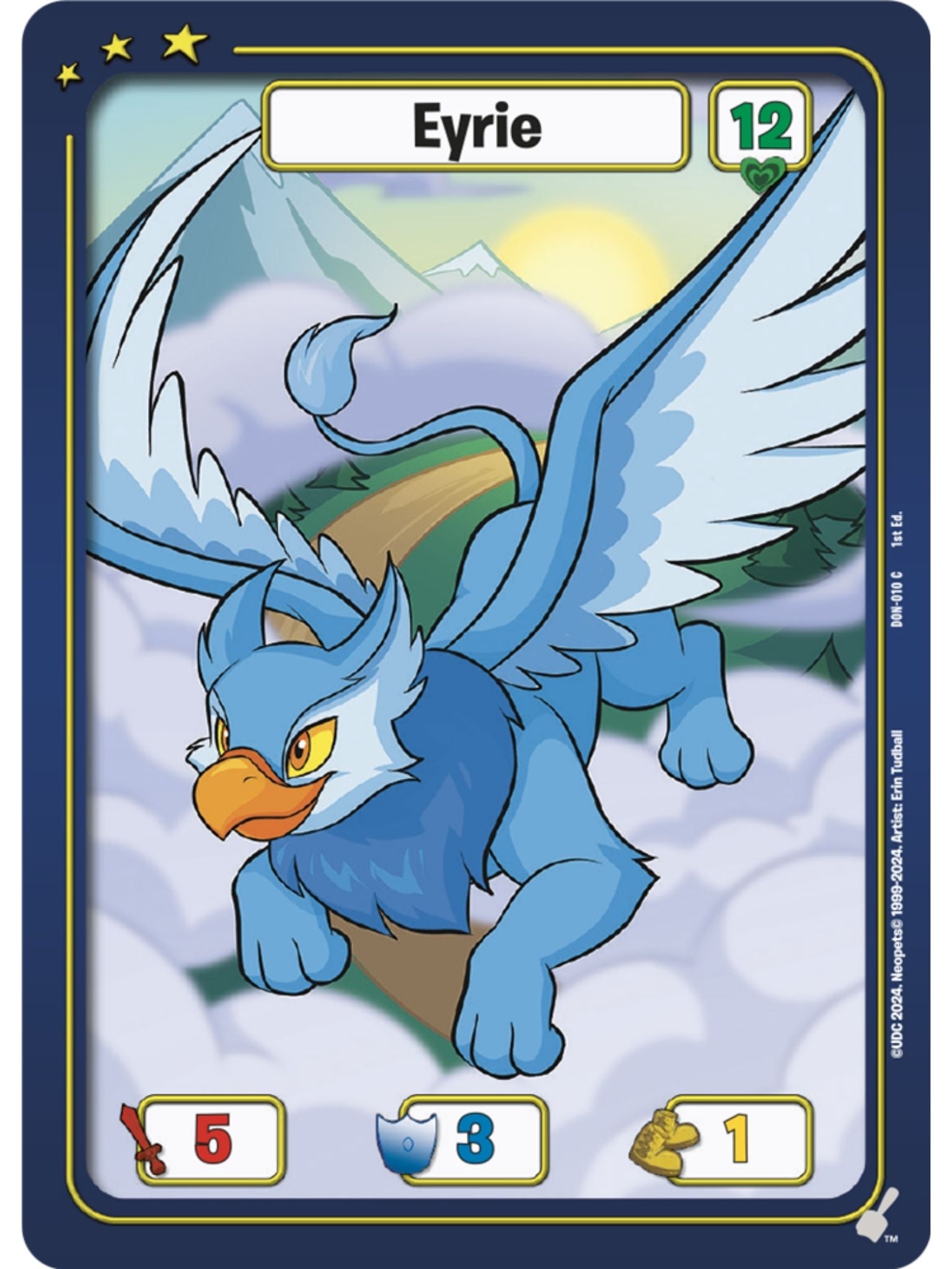 Blue Eyrie Foil (C) DON-010 1st Edition