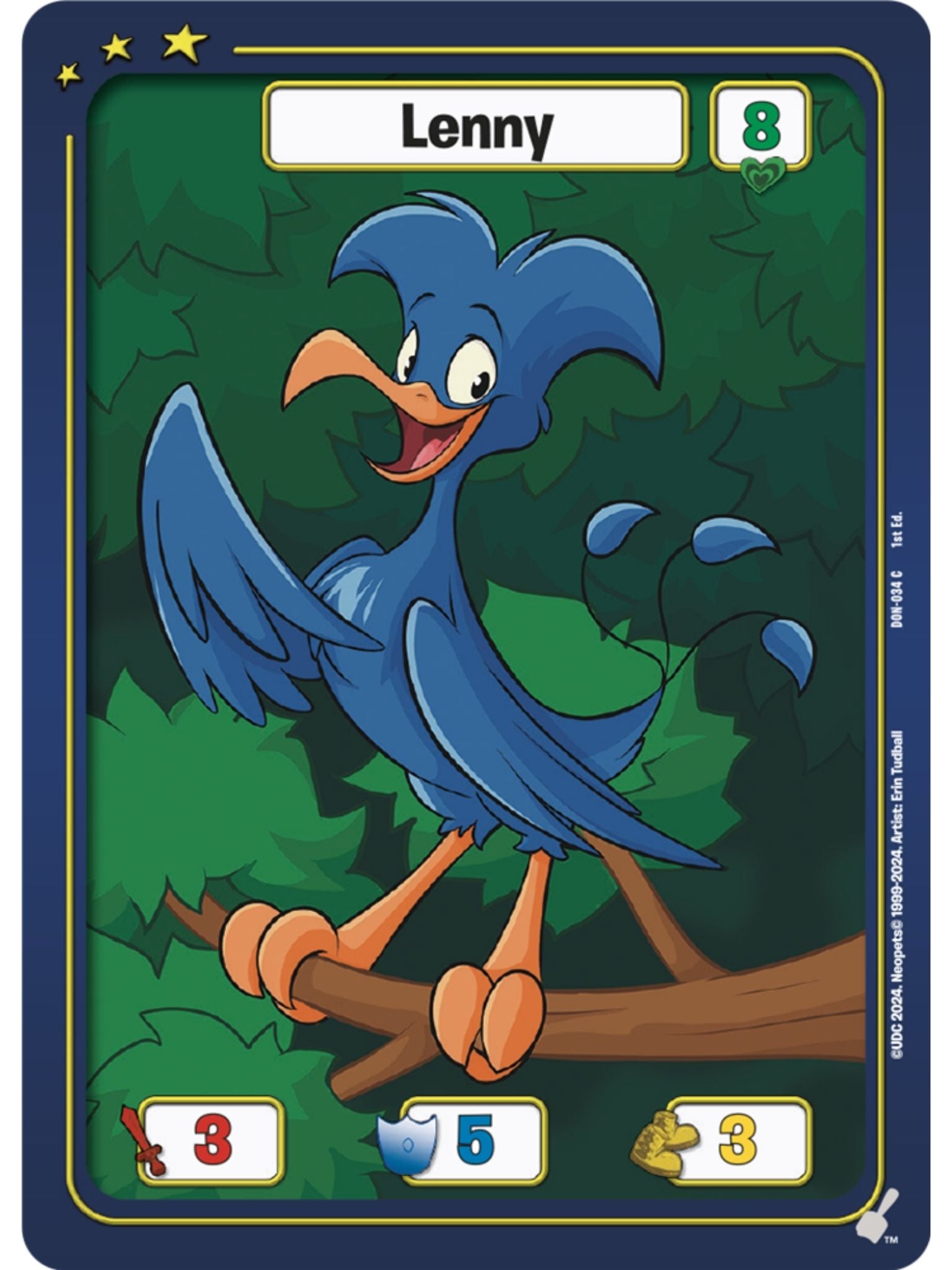 Blue Lenny Foil (C) DON-034 1st Edition