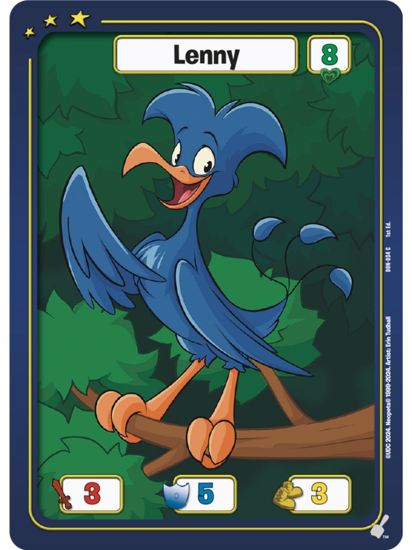 Blue Lenny Foil (C) DON-034 1st Edition