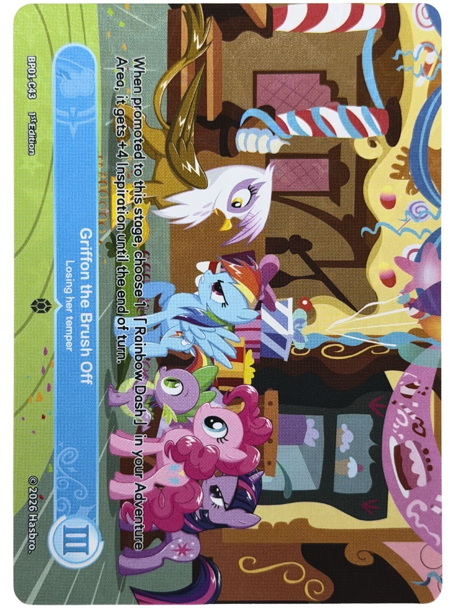 Griffon the Brush Off: Losing Her Temper 1st Edition (C) BP01-C43