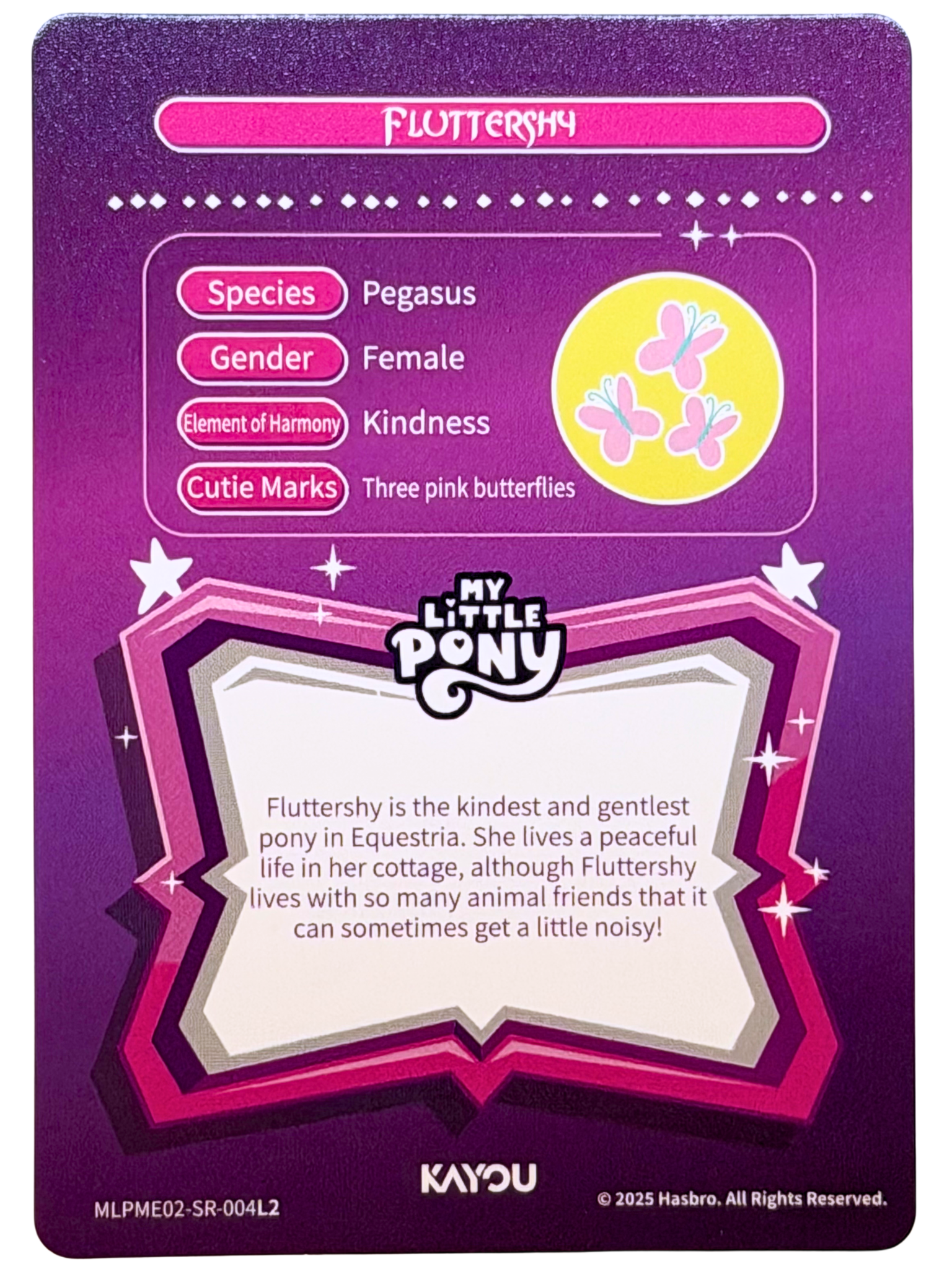 Fluttershy (SR) MLPME02-SR-004L2