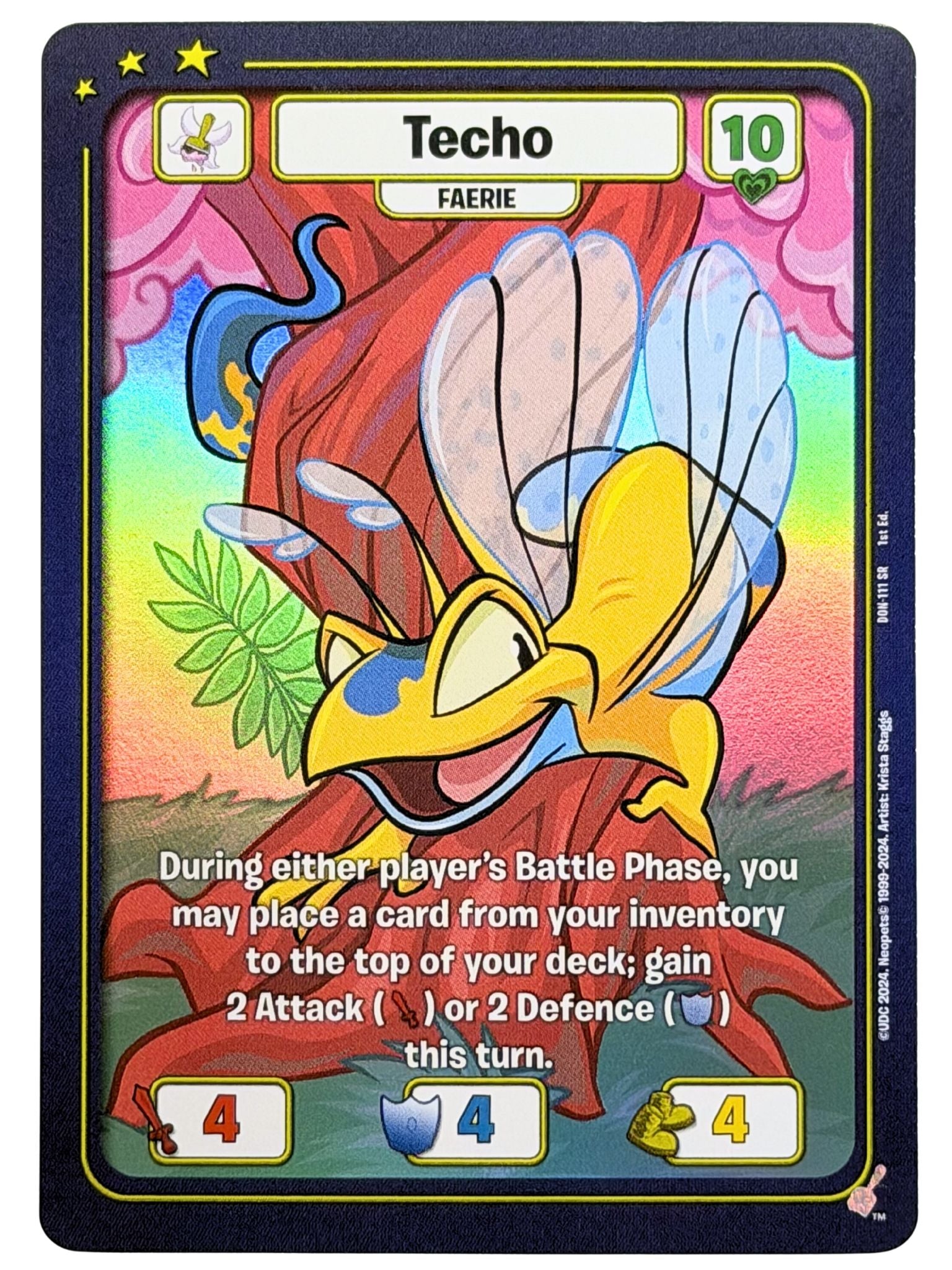Faerie Techo (SR) DON-111 1st Edition
