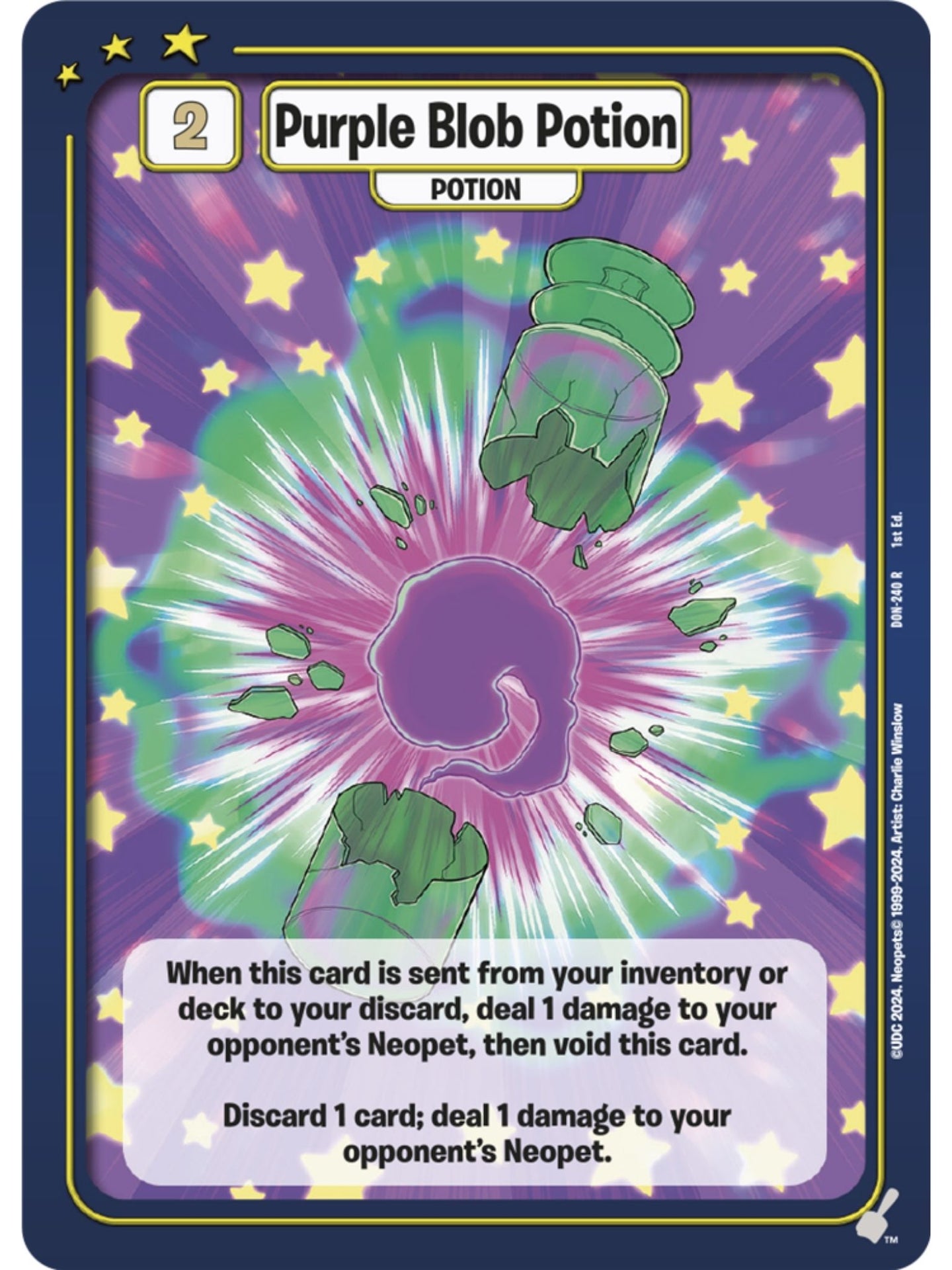 Purple Blob Potion (R) DON-240 1st Edition