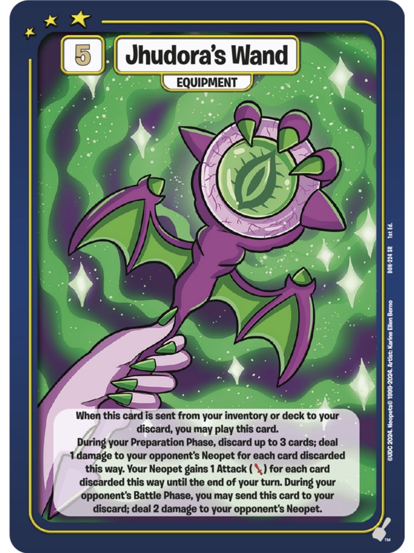 Jhudora's Wand (SR) DON-224 1st Edition