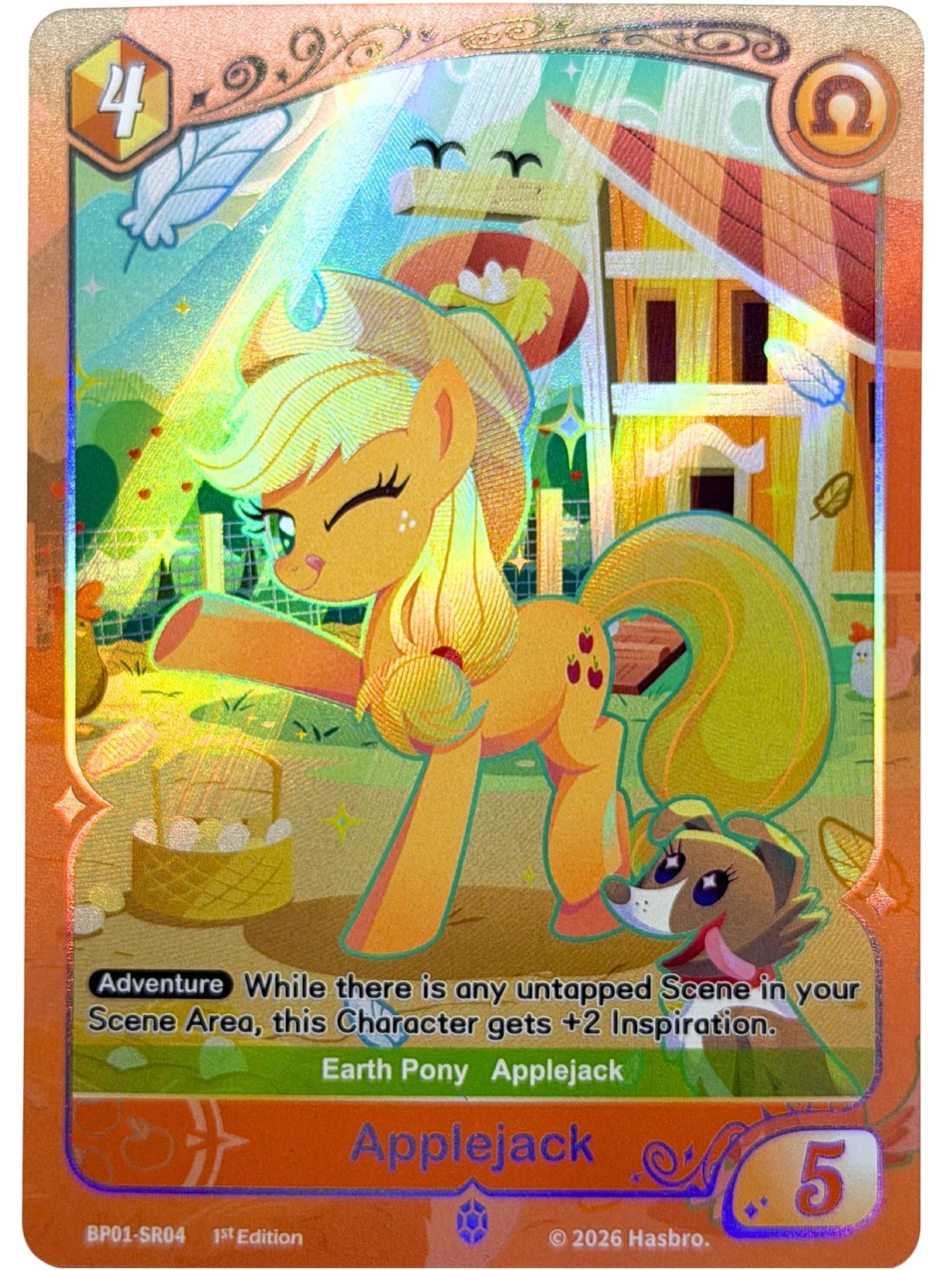 Applejack 1st Edition (SR) BP01-SR04