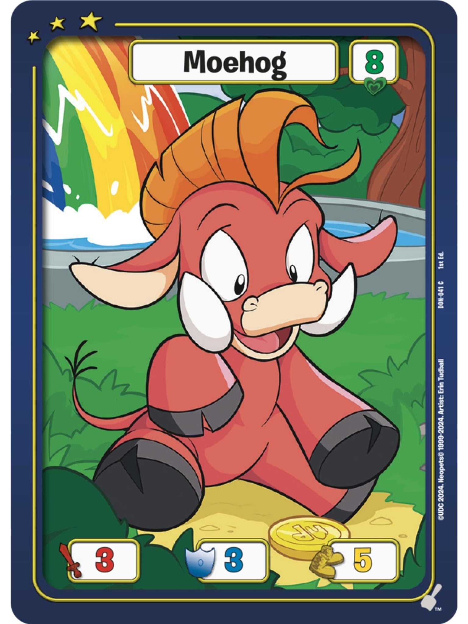 Red Moehog (C) DON-041 1st Edition