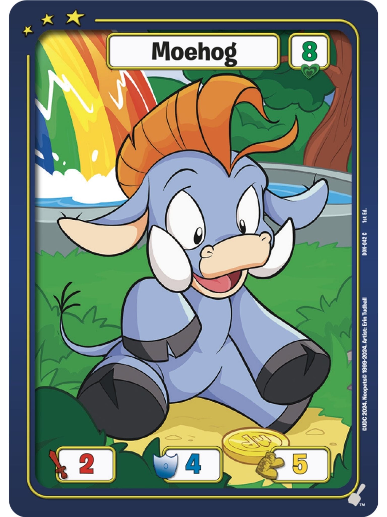Blue Moehog (C) DON-042 1st Edition