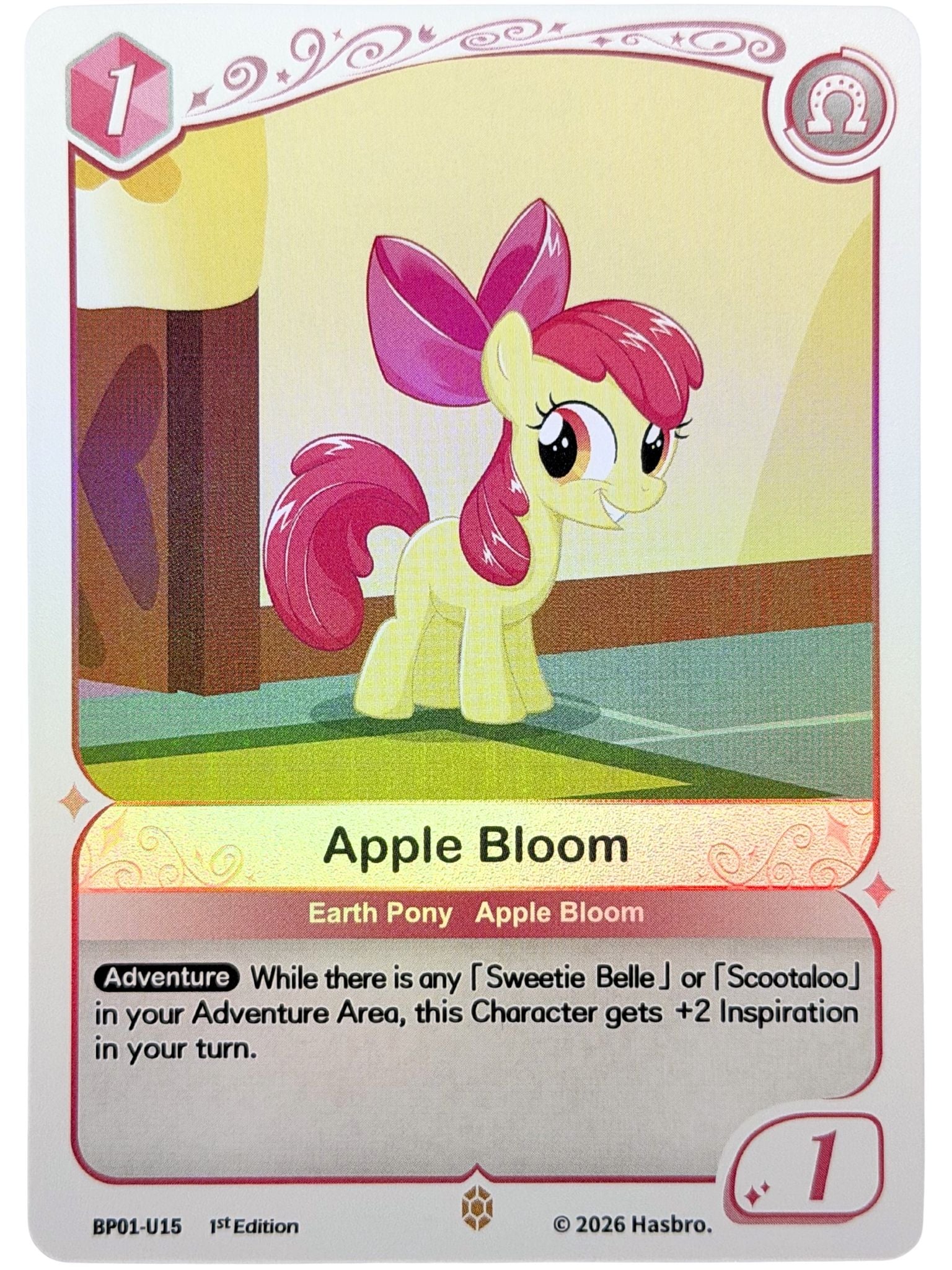 Apple Bloom 1st Edition (U) BP01-U15