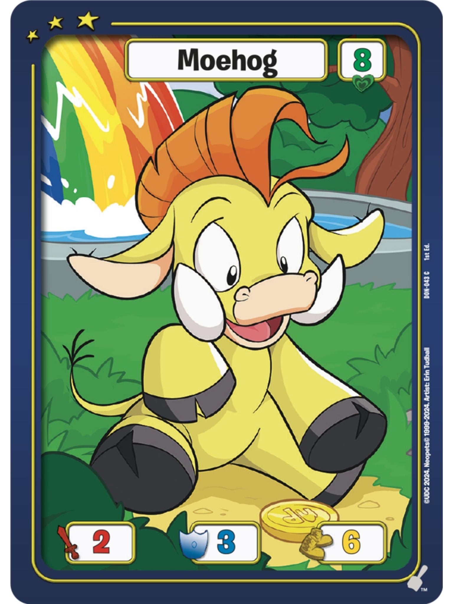 Yellow Moehog (C) DON-043 1st Edition