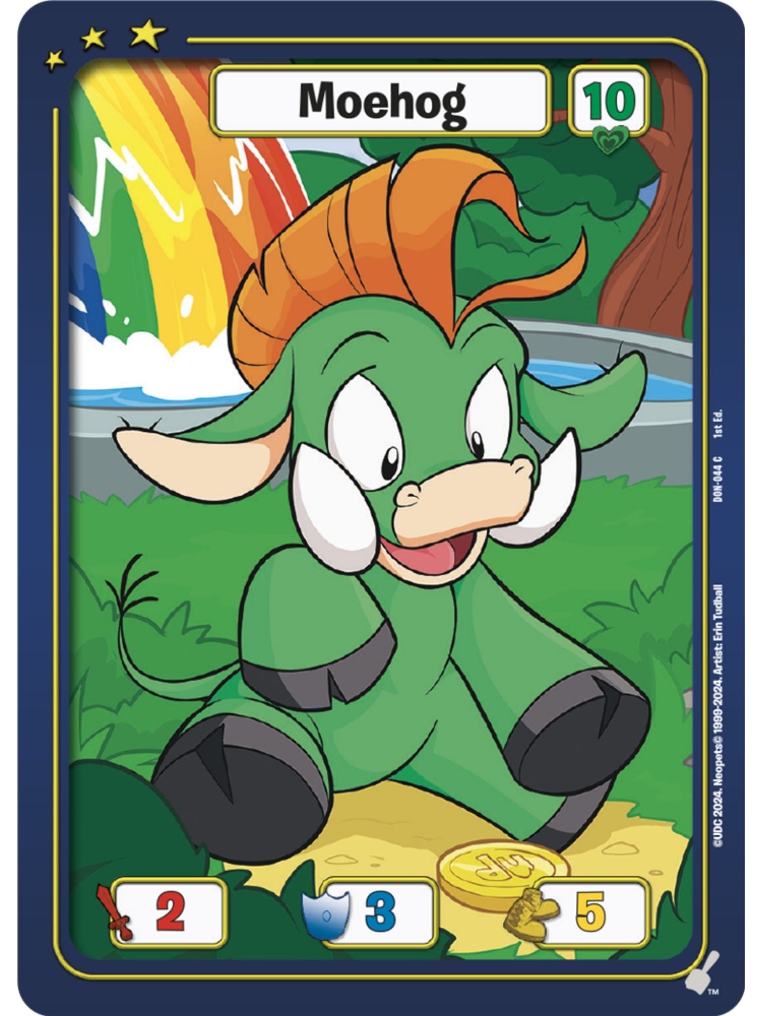 Green Moehog (C) DON-044 1st Edition