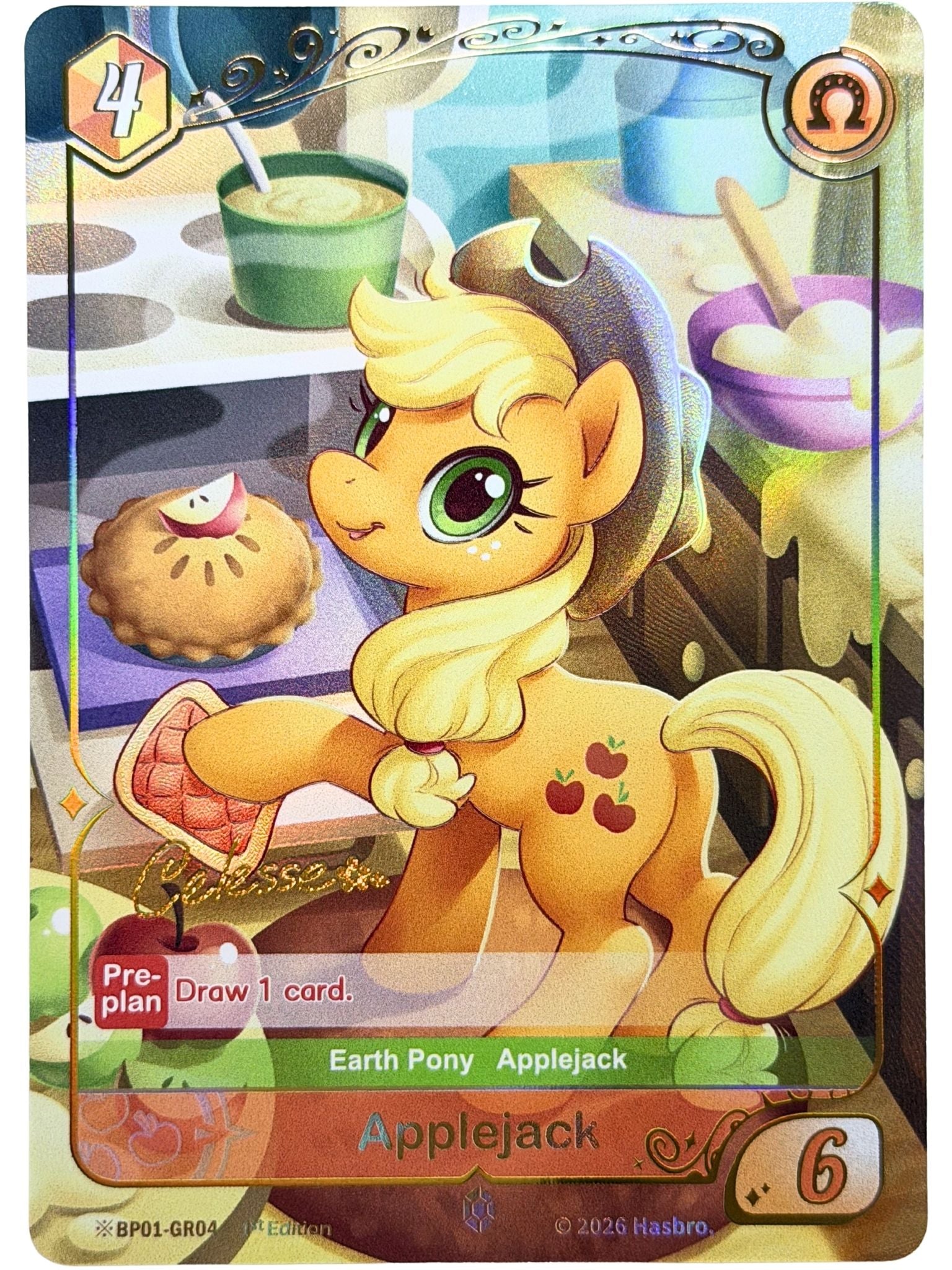 Applejack Signature Alternate Art 1st Edition (GR) BP01-GR04