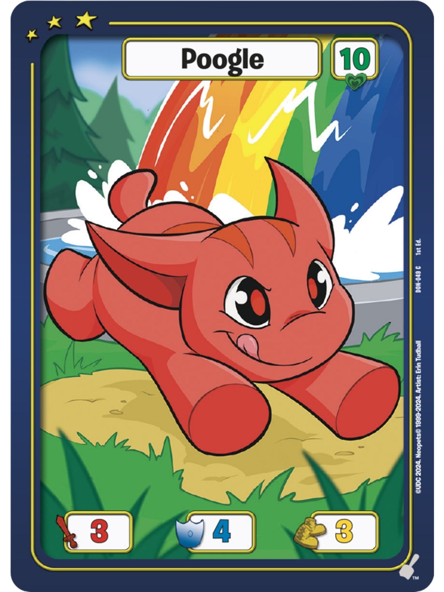 Red Poogle (C) DON-049 1st Edition