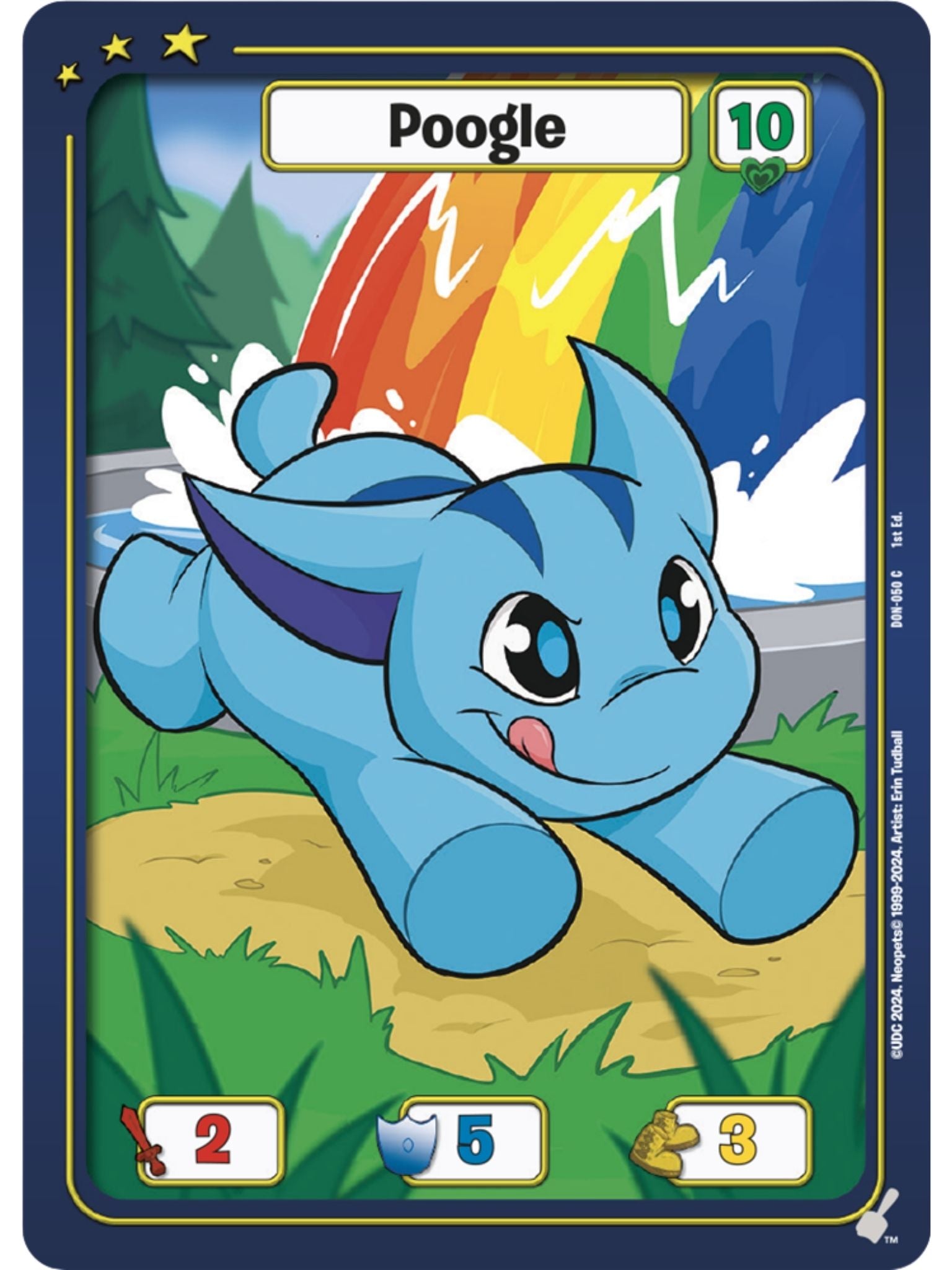 Blue Poogle (C) DON-050 1st Edition