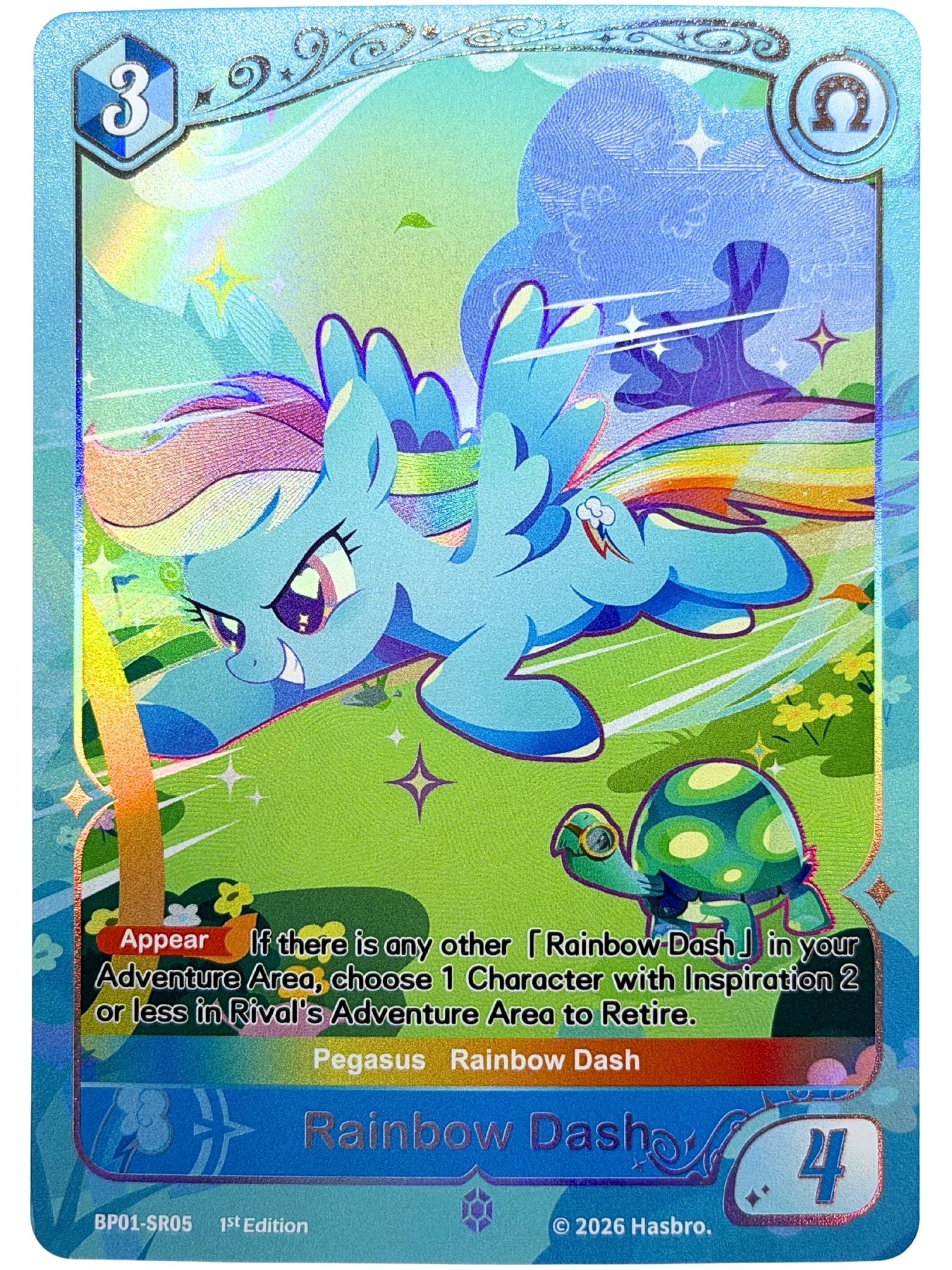 Rainbow Dash 1st Edition (SR) BP01-SR05